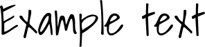 Image preview of font Shadows Into Light
