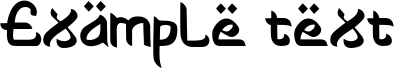 Image preview of font Shayan