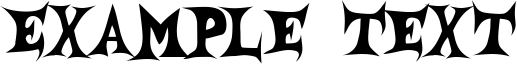 Image preview of font SheCreature