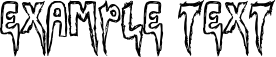 Image preview of font SILENT