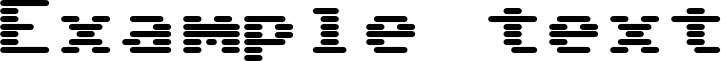 Image preview of font Sixtyfour