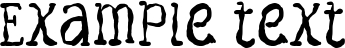 Image preview of font Sketchy Ghost