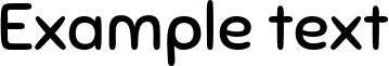 Image preview of font Sniglet