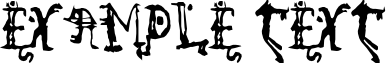 Image preview of font So Run Down
