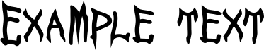 Image preview of font SpookShow Undead