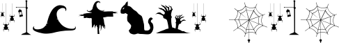 Image preview of font Spooky Night