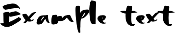 Image preview of font Spooky Seloso Kliwon