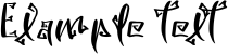 Image preview of font Spooky Wooky