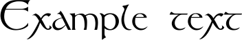 Image preview of font Stonehenge Regular