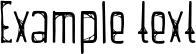 Image preview of font Thalassophobia
