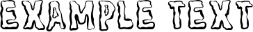 Image preview of font The Flesh