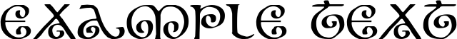 Image preview of font The Shire Expanded