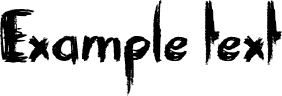 Image preview of font Think Nothing