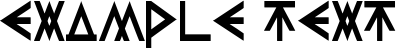 Image preview of font Thors Hammer
