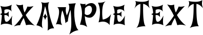 Image preview of font TreeNight
