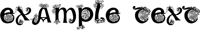 Image preview of font Trueheart Condensed
