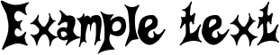 Image preview of font UnderWorld