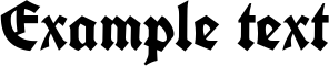 Image preview of font UnifrakturCook