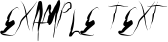 Image preview of font UniversalFreaky