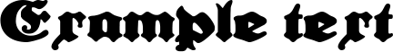 Image preview of font Urdeutsch