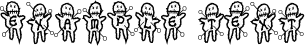 Image preview of font VoodooDolls