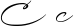 Preview of letter C in font WindSong