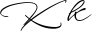Preview of letter K in font WindSong