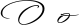 Preview of letter O in font WindSong