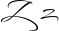 Preview of letter Z in font WindSong
