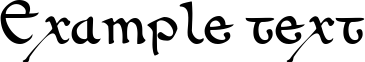 Image preview of font Wintanceastre