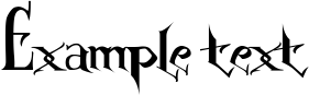 Image preview of font Witch