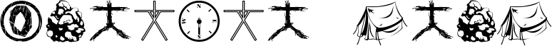 Image preview of font WitchDings