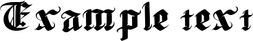 Image preview of font Wolfhagen Blackletter