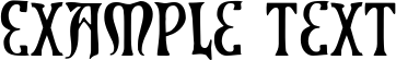 Image preview of font Xiphos Gradient Castle