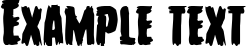 Image preview of font Young Frankenstein Expanded